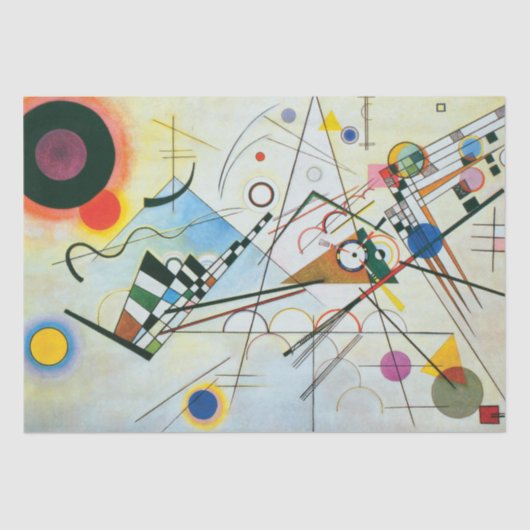 コンポジションVIII by Wassily Kandinsky  薄葉紙 (正面)