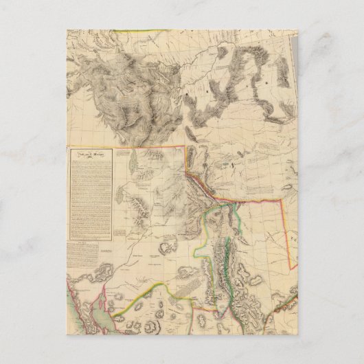 コンポジットウェスタン統一された州 ポストカード (正面)