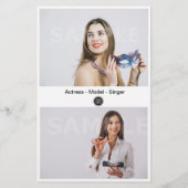 コンポジットカード – Model Modeling Composite Comp ZED チラシ (裏面)