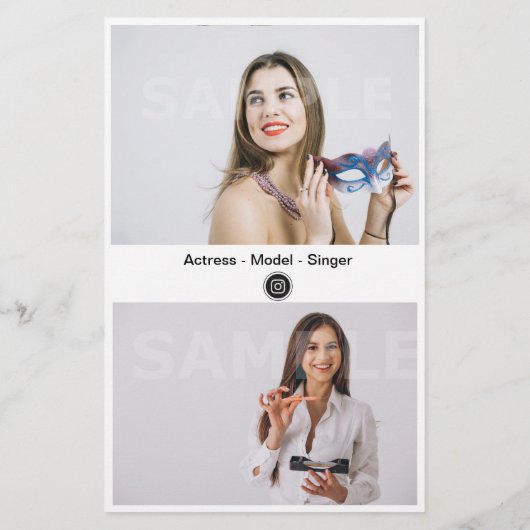 コンポジットカード – Model Modeling Composite Comp ZED チラシ (裏面)