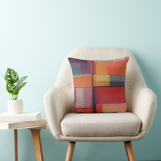 コンポジティモダンング抽象芸術アートワーク クッション (椅子)