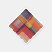 コンポジティモダンング抽象芸術アートワーク スタンダードカクテルナプキン (角)