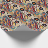 コンポジティモダンング抽象芸術アートワーク ラッピングペーパー (角)