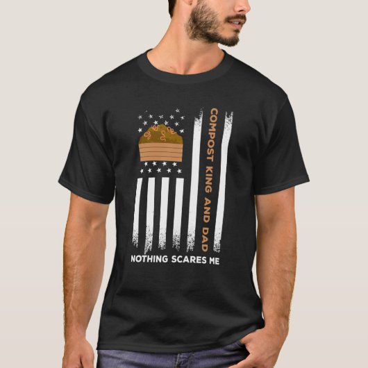 コンポスト用堆肥作り 庭師 農家 堆肥化 Tシャツ (正面)