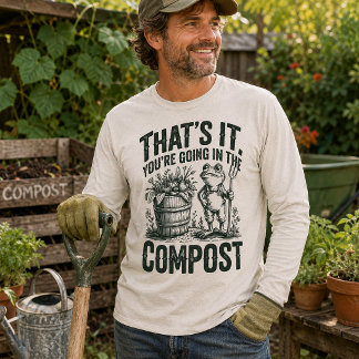 コンポスト行きですよ トライブレンドTシャツ