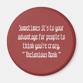 コンポーザおもしろい引用文 – 僧侶 マグネット