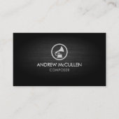 コンポーザアレンジャーミュージックミュージシャン 名刺 (正面)