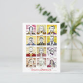 コンポーザイタリアンーのはがき ポストカード (スタンド正面)