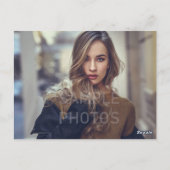 コンポーネントカードメーラーヘッドショットが適用されたカード ポストカード (裏面)