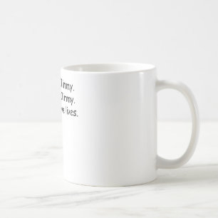 コンマは生命を救います コーヒーマグカップ