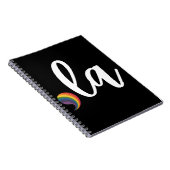 コンマラカマラハリスプライドレインボーLGBQゲイ ノートブック (右側)