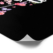 コンマラカマラハリスヴィンテージフローラプレフェミニンー ポスター (角)