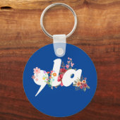 コンマラフローラカマラハリスプレジデントフラワーズ キーホルダー (裏面)