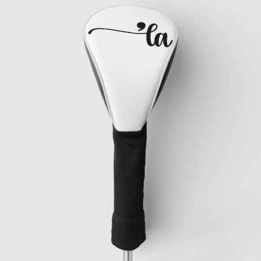 コンマラ – カマラホワイト ゴルフヘッドカバー (正面)
