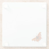 コンマ・バタフライ ガラスコースター (裏面)