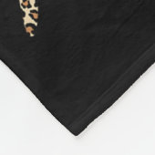 コンマLa Leopard印おもしろい刷 フリースブランケット (角)