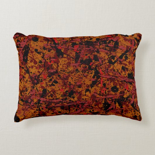 コンモーションNo. 1抽象芸術アクセント枕 アクセントクッション (正面)