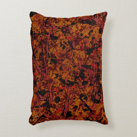 コンモーションNo. 1抽象芸術アクセント枕 アクセントクッション (正面(垂直))