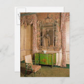 コンモードと州ベッドルームの椅子 ポストカード (正面/裏面)