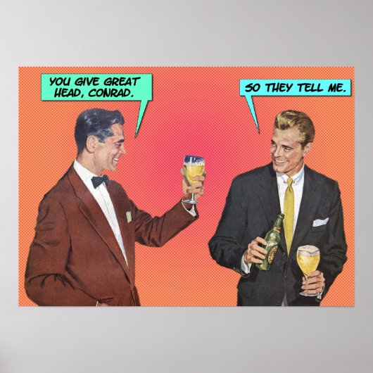 コンラッドのギフト[おもしろいゲイポスター] ポスター (正面)