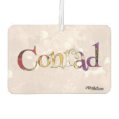 コンラッドカラフルおもしろいエアーフレッシュナー:キュウリ – ミント カーエアーフレッシュナー (裏面)