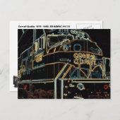 コンレイルQuailty 1976 - 1999、SD-80MAC#4118 ポストカード (正面/裏面)