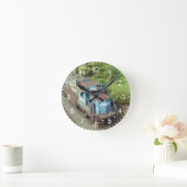 コンレールディーゼル機関車#1644 GP-15-1壁時計 ラウンド壁時計 (ホーム)