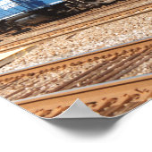 コンレールディーゼル#1633 GP-15-1およびカボース ポスター (角)