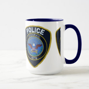 コンレール警察パッチ マグカップ