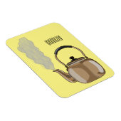 コンロまたはホブのケトル漫画イラスト マグネット (右側)