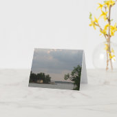 コンロー湖 カード (黄色い花)