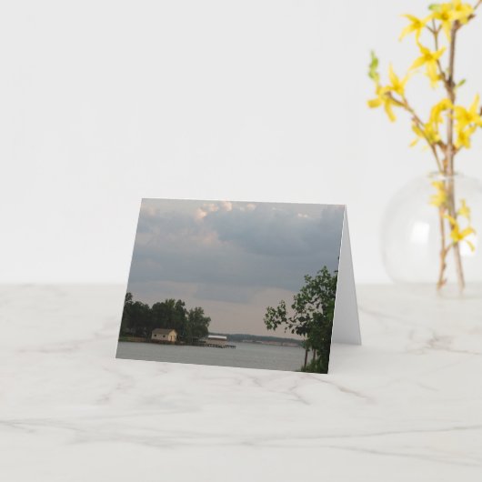 コンロー湖 カード (黄色い花)