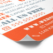 コンロ・バーナー、ガス技術者、サプライヤー広告ズ ポスター (角)