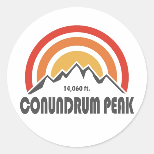 コンンドラムピーク ラウンドシール (正面)