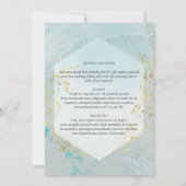 コンヴェカイトカザメントオウロアズールトゥルクエサポルトガル 招待状 (裏面)