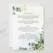 コンヴェライトデカサメントフォルハスヴェルデポルトガル 招待状 (裏面)