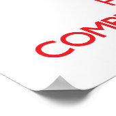 コン保ピュータ技術者を抱き締める ポスター (角)