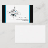 コン航海のパス付きボートカード 名刺 (正面/裏面)