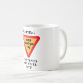 コン警告テンツ コーヒーマグカップ (正面右)