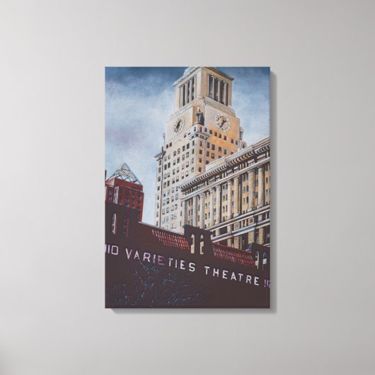 コン・エジソンとセント・マークの短い出会い キャンバスプリント (正面)