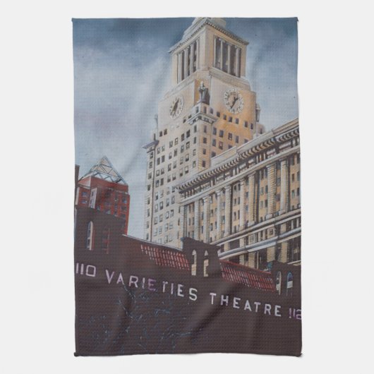 コン·エジソンとセント·マークズの短い出会い キッチンタオル (縦)