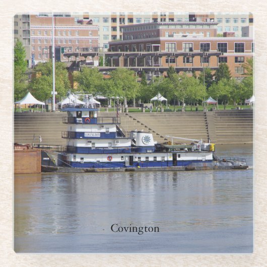 コヴィントンガラスコースター ガラスコースター (正面)