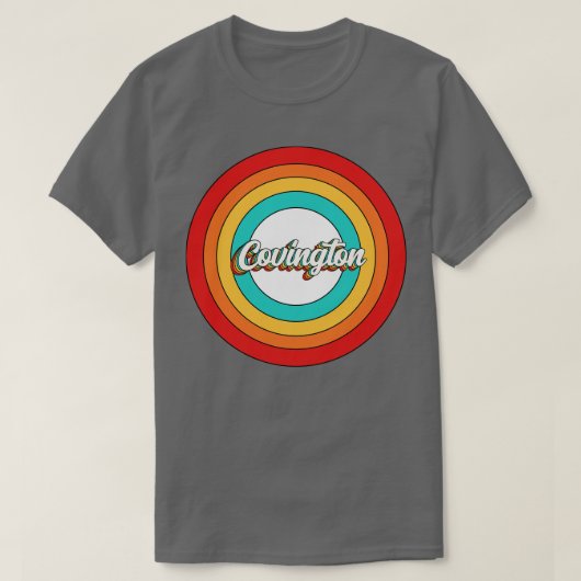 コヴィントンネームシャツヴィンテージコヴィントンサークル Tシャツ (デザイン正面)