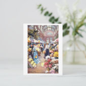 コヴェントガーデンフラワーマーケットロンドンヴィンテージ ポストカード (スタンド正面)