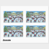 コヴェントガーデンロンドン 長方形シール (シート)