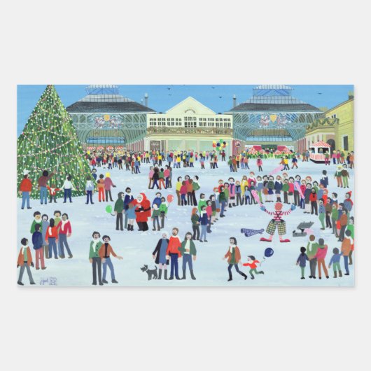 コヴェントガーデンロンドン 長方形シール (正面)