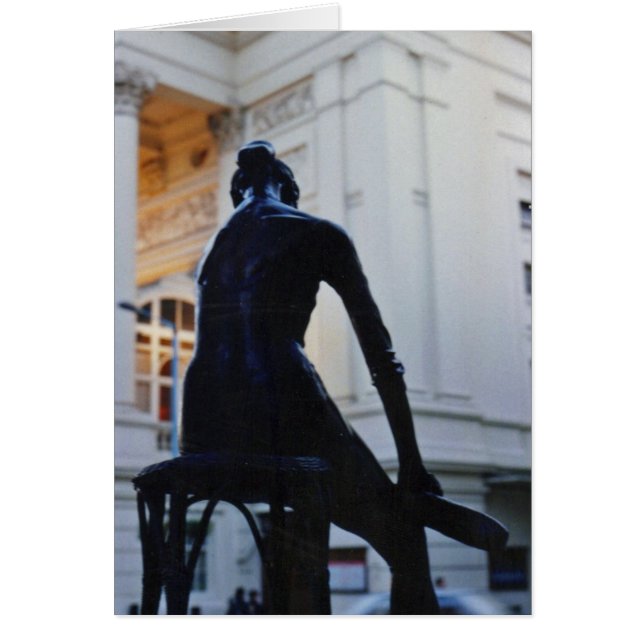 コヴェント・ガーデンの「若いダンサー」カード (正面)