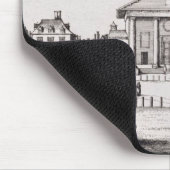 コヴェント・ガーデン1647年の広場(版木、銅版、版画) マウスパッド (コーナー)