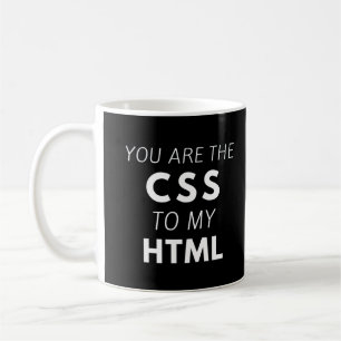 コーおもしろいダ引用文、HTMLへのCSS コーヒーマグカップ