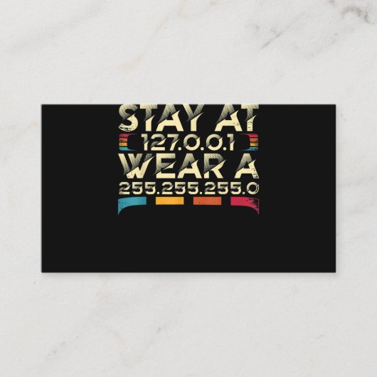 コーおもしろいディングエンジニアミームの滞在時間127.0.0.1 名刺 (正面)